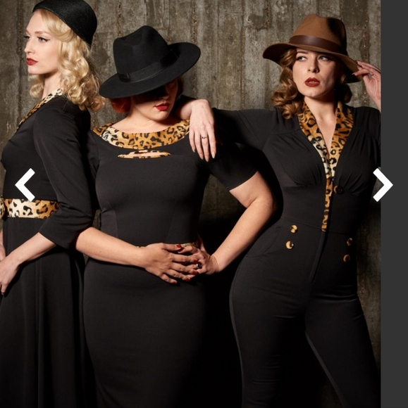 Miss Candyfloss Leopard Trim Jumpsuit - Picture 3 of 10